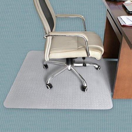 Direct Wicker 1.6 mm Clear PVC Home & Office Chair Mat 48 x 36 in. PVC-2
